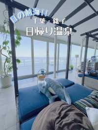 【千葉】まるでリゾート🤍オーシャンビューなホテルで日帰り温泉♨️