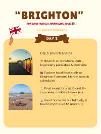 Brighton itinerary 🤍
