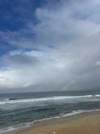 Beautiful beach come rain or shine