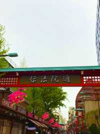 【東京　浅草寺と伝法院庭園、にぎわう寺町を歩く】