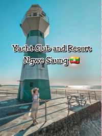 Chill Vibes & Scenic Moments at Ngwe Saung Yacht Club 🌊🐚⛵
