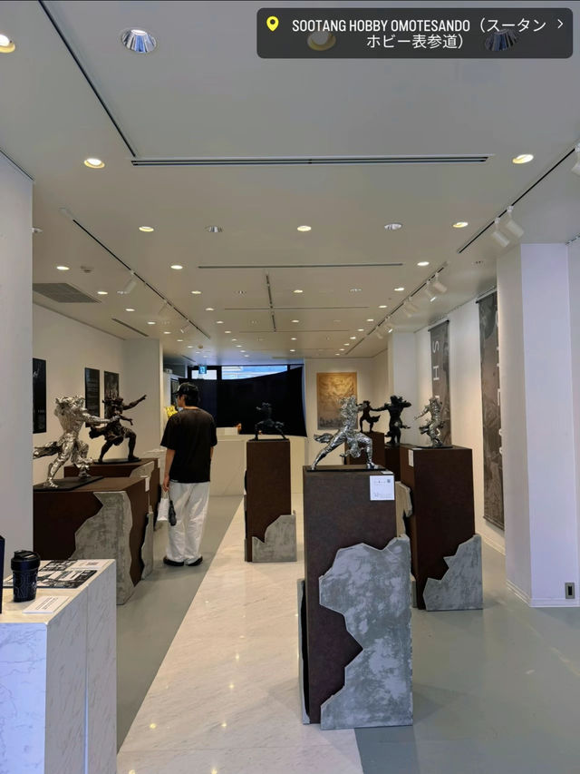 入場無料！北斗の拳のトキ、シュウの彫刻アートが間近で楽しめる展示🫣💓【東京・表参道】