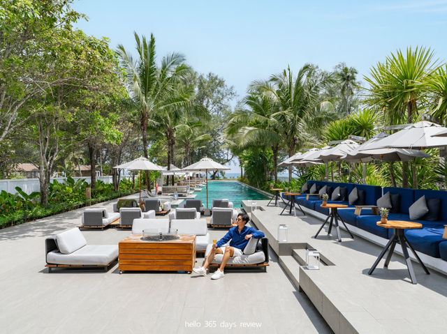 ที่พักสไตล์รีสอร์ทหรูบนชายหาดไม้ขาว