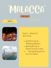 🚤 Water & Adventure in Malacca