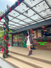 🍃คาเฟ่สไตล์แคมป์มีน้ำตกอลังมาก🤩
