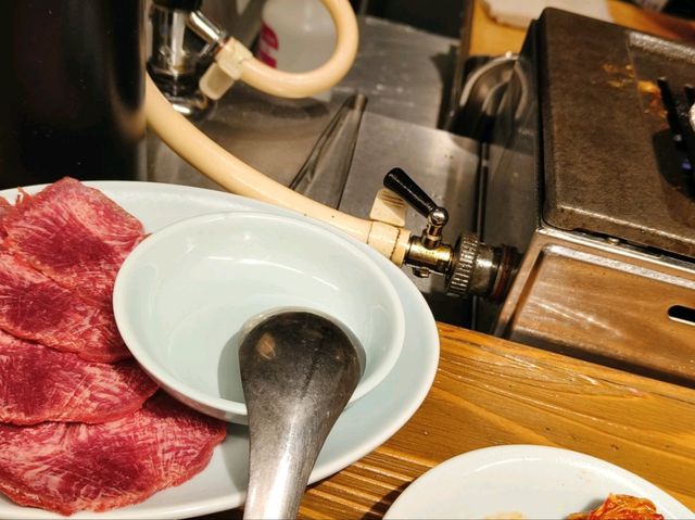 石垣牛跟阿古豬的烤肉