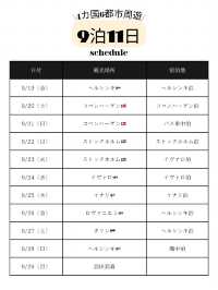 【北欧周遊🇫🇮🇩🇰🇸🇪🇪🇪】スケジュール・移動費・移動手段 公開☁️