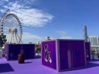 中環海濱活動空間~香港美酒佳餚節,巧遇多啦A夢、芝麻街四個大可愛!