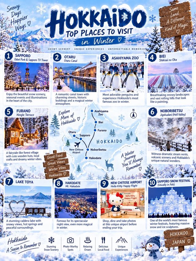 ❄️ Hokkaido in Winter | A Snowy Journey Through Japan ☃️🇯🇵