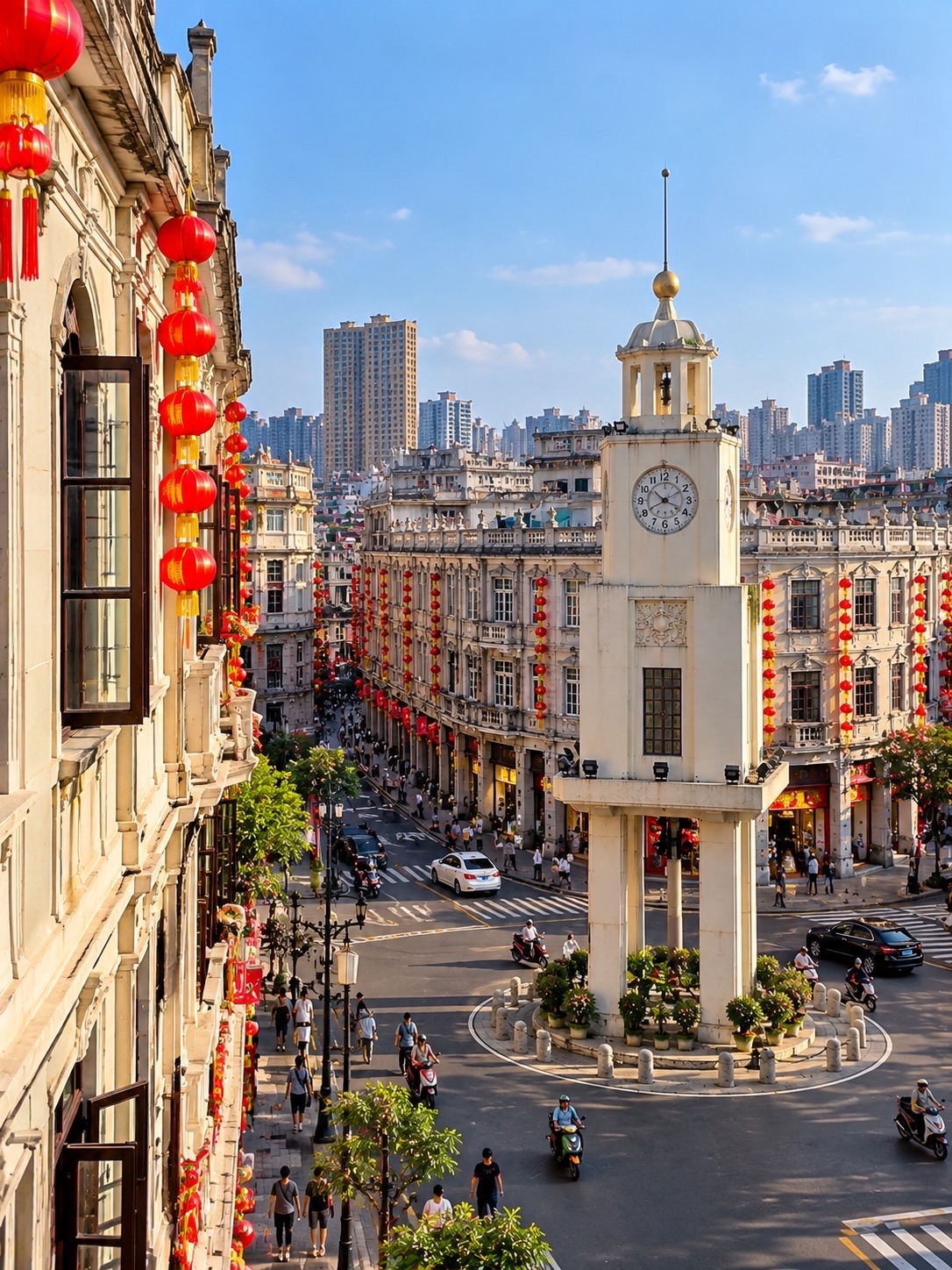 🇨🇳✨ The telephone towers of Shantou, China: the charm of an ancient city that invites you to travel back in time and experience the past.