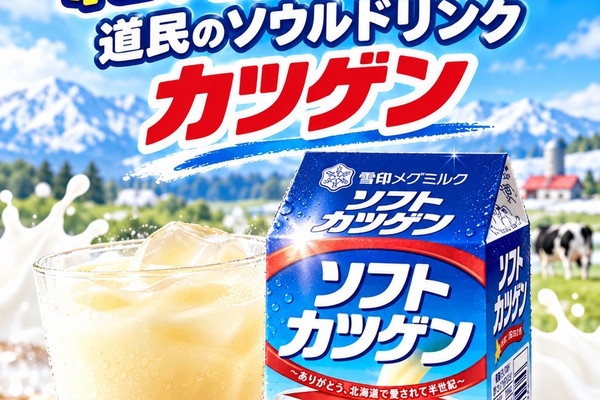 北海道に来たら絶対飲んで！！道民のソウルドリンク「カツゲン