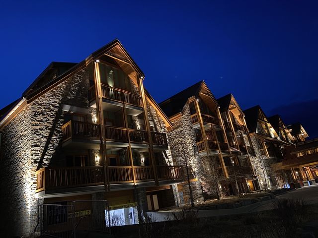 Banff Town at night