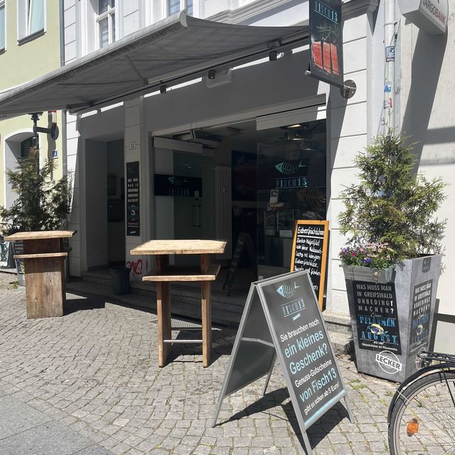 Fisch 13 … Best Seafood shop in Greifswald