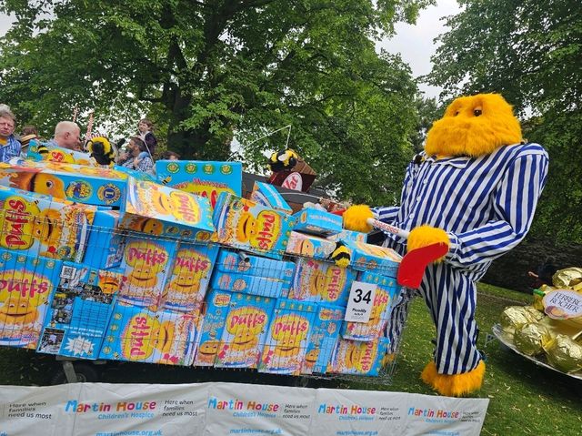 Bed Race day in Knaresborogh! 