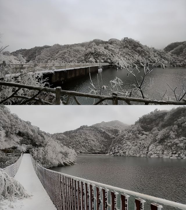 永州雙牌陽明山｜霧淞美如仙境，雲霧繚繞間散發出神秘而寧靜