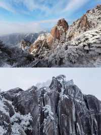 黃山雪景，說走就走的旅行