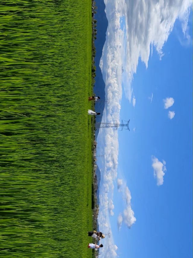 沒有濾鏡，只有藍天和白雲