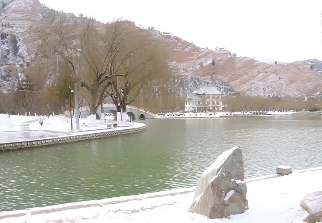 甘谷：一個雪景美如畫的小城