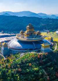寧波奉化｜雲頂天宮 金色佛殿｜彌勒聖壇