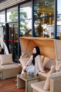 住希爾頓惠庭三件事： 洗衣服 喝奶茶 吃早餐！