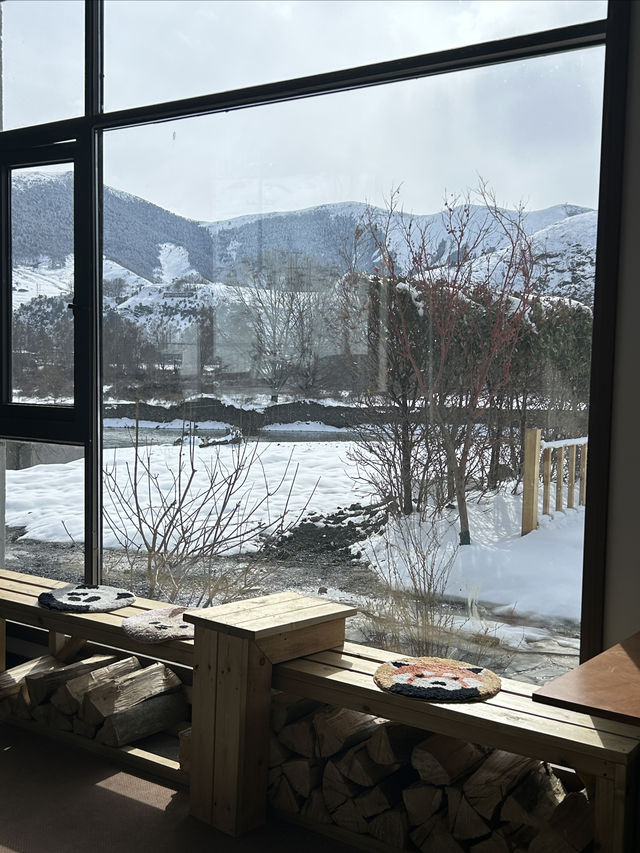 在白雪皚皚的川西…徹底放鬆了～
