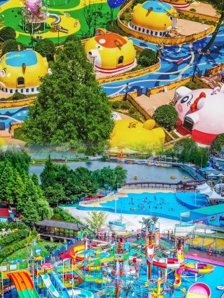 The Caribbean Paradise Theme Park near Jiangsu and Zhejiang is as fun as Disneyland