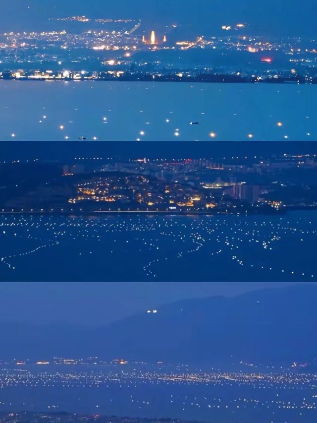 國慶來洱海 把握機會洱海漁燈最後一天