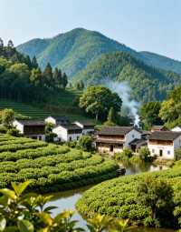 龍井村-茶鄉第一村|梯田茶園錯落有致，群山環抱間茶香彌漫