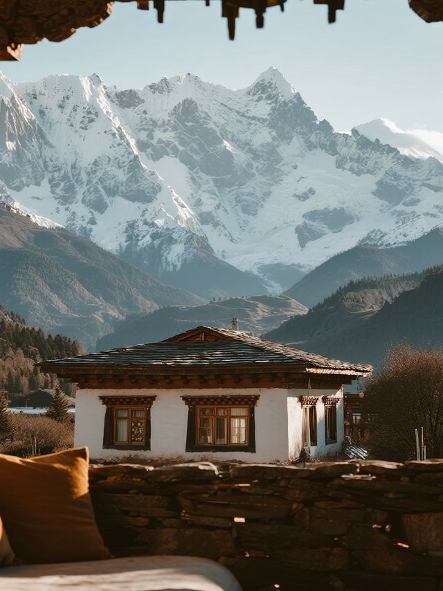 西藏遛娃神地米林松贊南迦巴瓦山居｜帶娃住進雪山裡！
