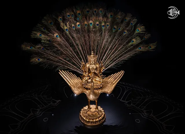 孔雀明王 上海博物館宋元明清銅器展