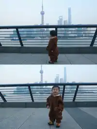 在外灘帶1歲寶寶我竟然活下來了還出了片!