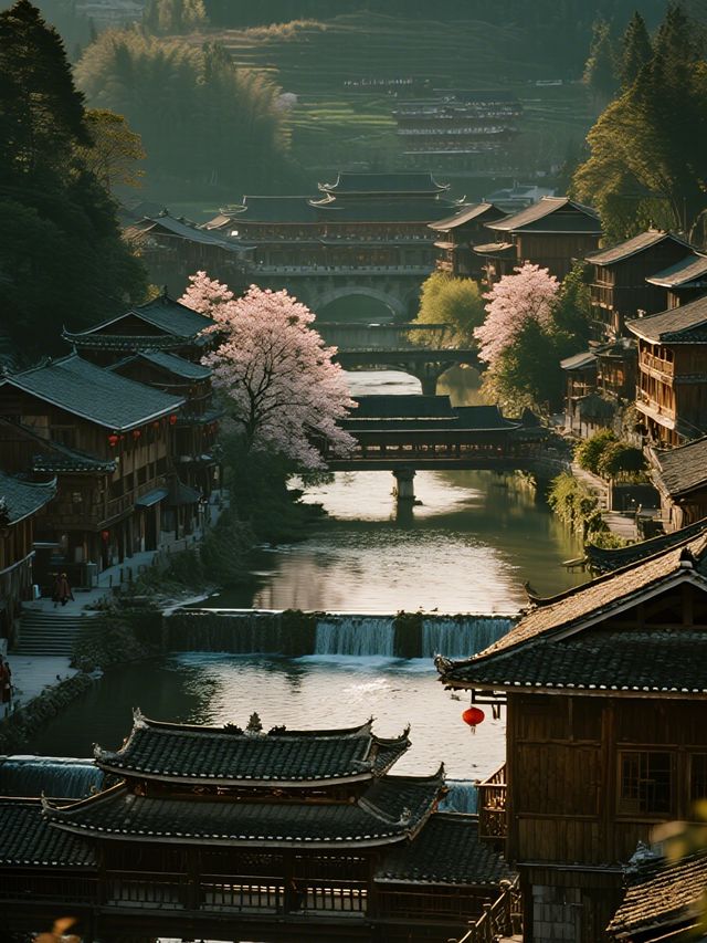 千戶苗寨親子遊！懸崖民宿+苗鄉風情，治癒時光