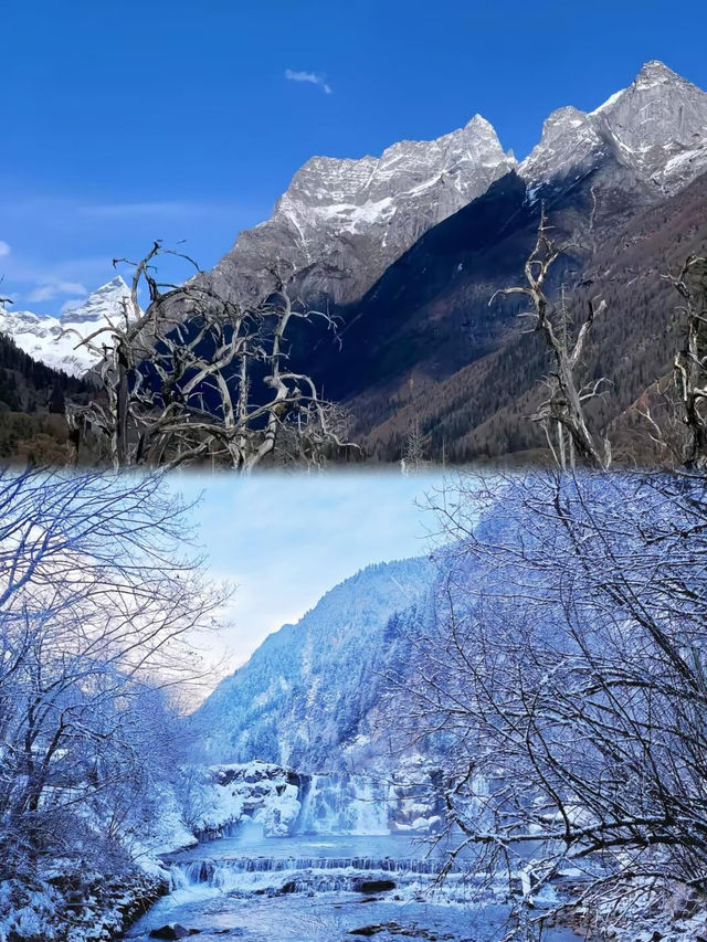 四姑娘山冰雪仙境｜住進雪景房看日照金山！