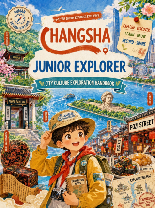A new way to explore with kids | More than just eating and drinking in Changsha. For parents taking kids to Changsha, we sincerely recommend this "Little Explorer of Changsha" study guide 
