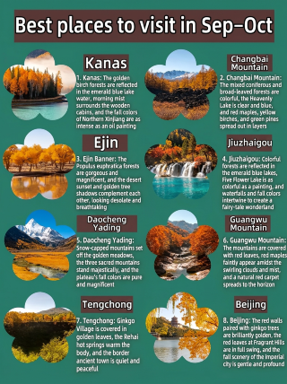 Where to go in September and October? The 8 best destinations for peak autumn colors—don't miss out, or you'll have to wait a year