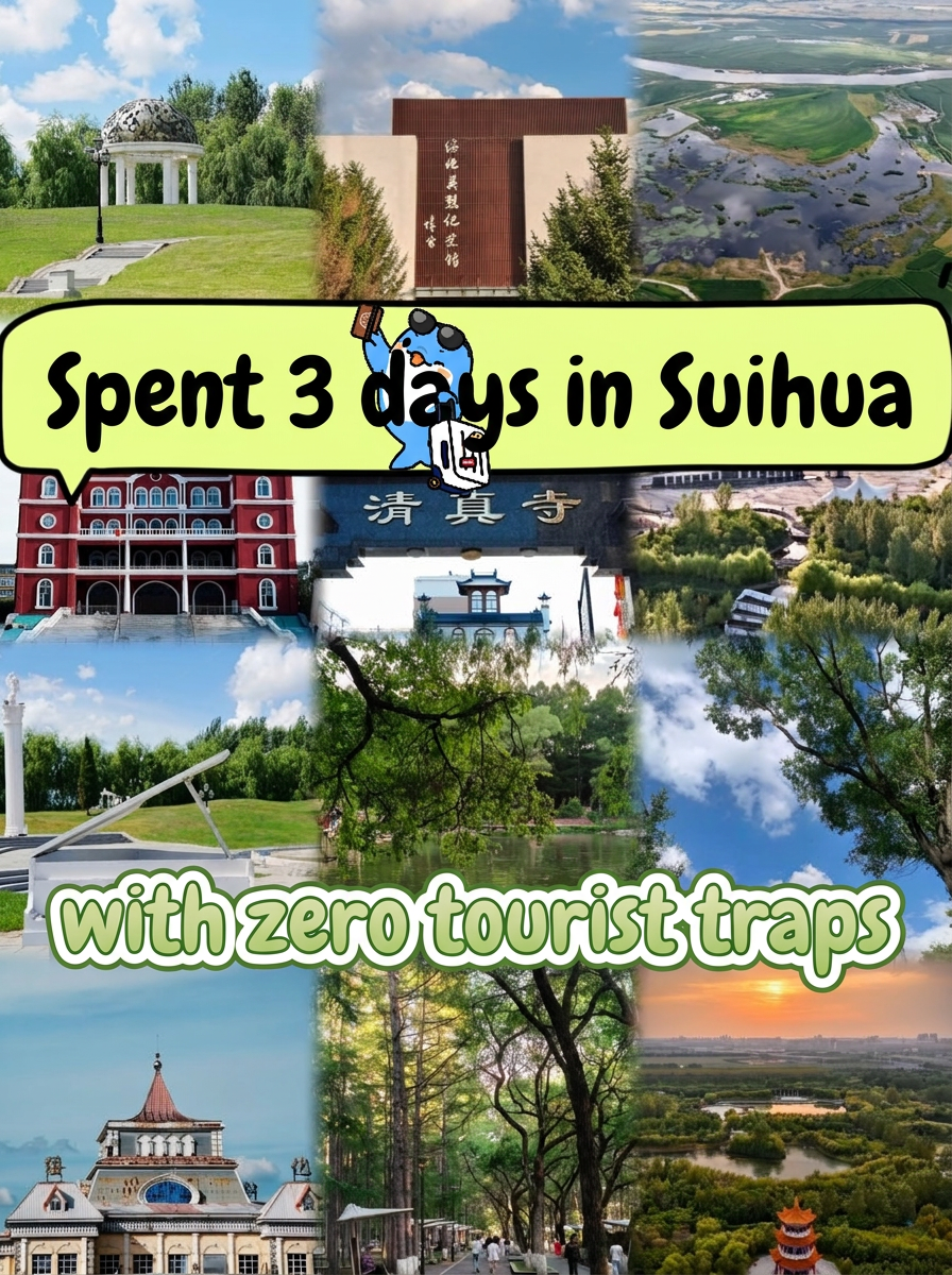 Spent three days in Suihua, visited the mosque, and didn't hit a single snag! 