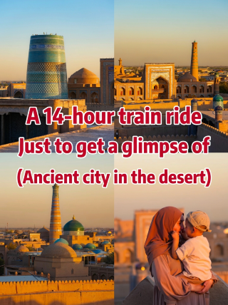 14-hour overnight train | Heading to an ancient city in the Central Asian desert