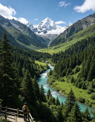 偶遇野生水鹿的森林