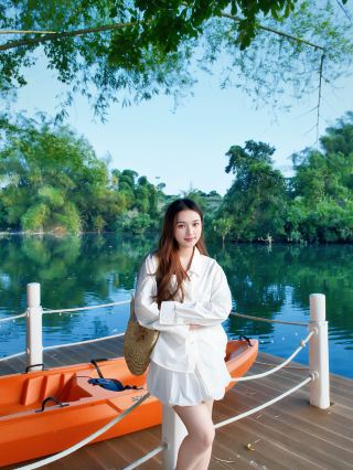 หนีความวุ่นวายจากหนานหนิง 2 ชม. มานอนโดมริมน้ำกลางป่าฝนที่ฉงจั่ว 🌿