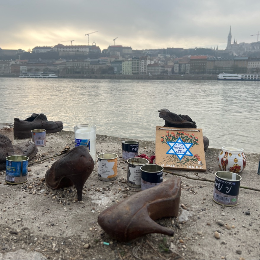 Shoes at Danube River | Trip.com Budapest