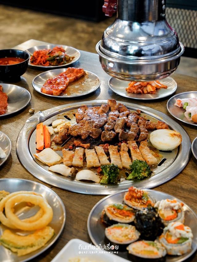 🥓🇰🇷 Sam Gyup Sal บุฟเฟ่ต์ปิ้งย่างเกาหลีหมูนุ่มม