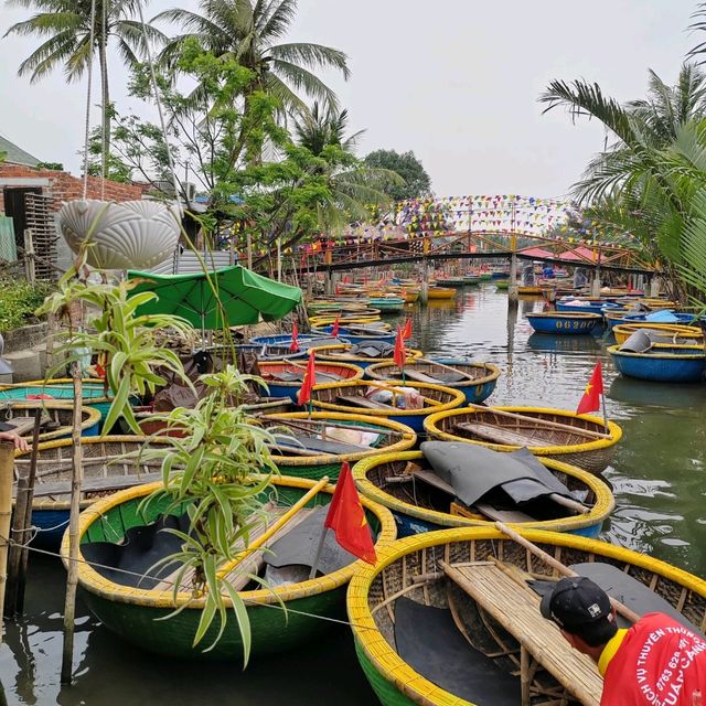 Cam Thanh Coconut Village - basket boat riding