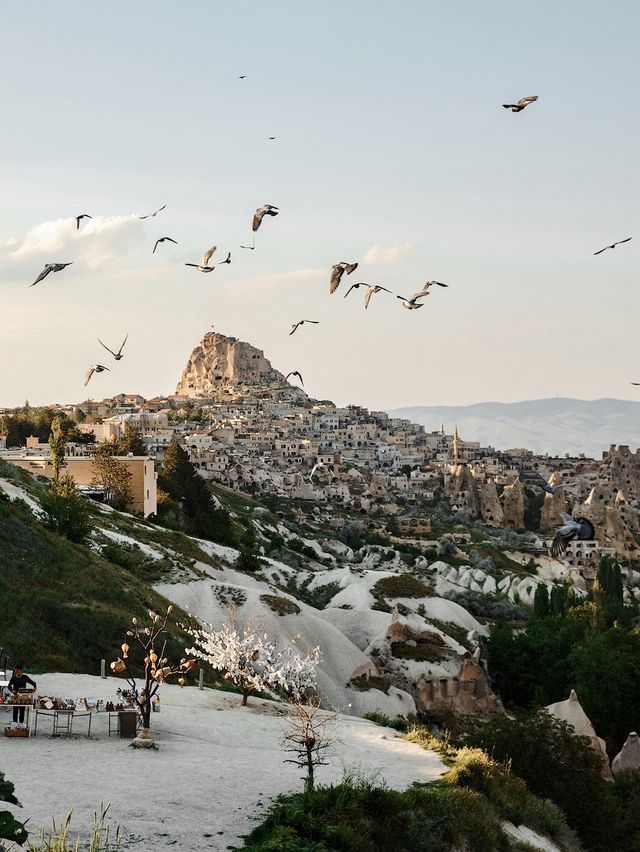 Uchisar - fantastic cave city in Cappadocia 