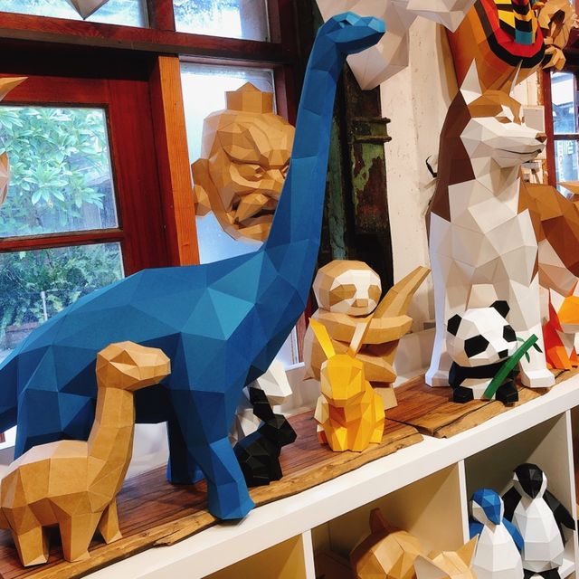台北｜🎨🦕3D紙模型🌳Huashan 1914 Creative Park 華山1914文化創意產業園區