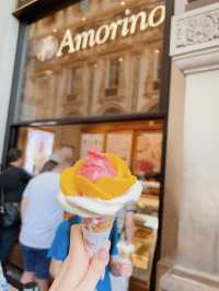 🇮🇹 米蘭 • 小天使花瓣雪糕 🌹🍦