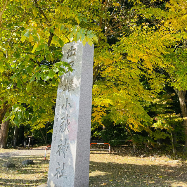 【長野県/紅葉が美しい🍁”出早雄小萩神社”と”出早公園”】