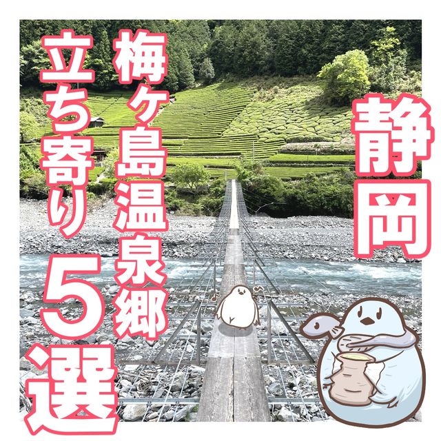 【静岡】梅ヶ島温泉郷　立ち寄りスポット5選