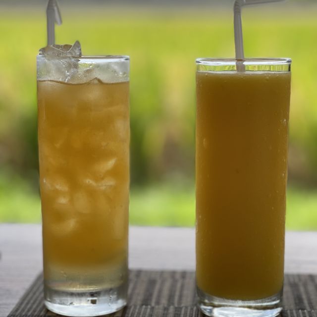 在烏布田野的稻田下午茶，The Tejas Warung