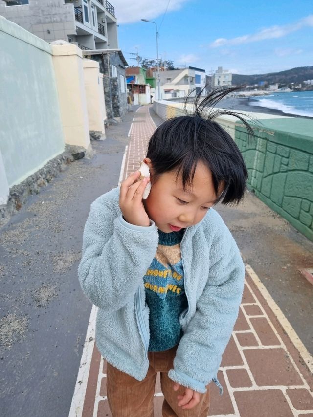 울산 '주전몽돌해변'
