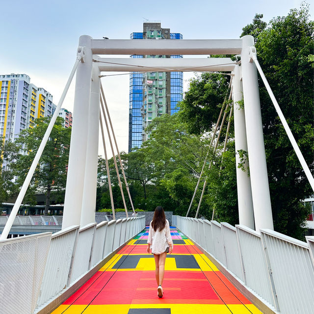 香港打卡｜荃灣彩色藝術裝置🌈